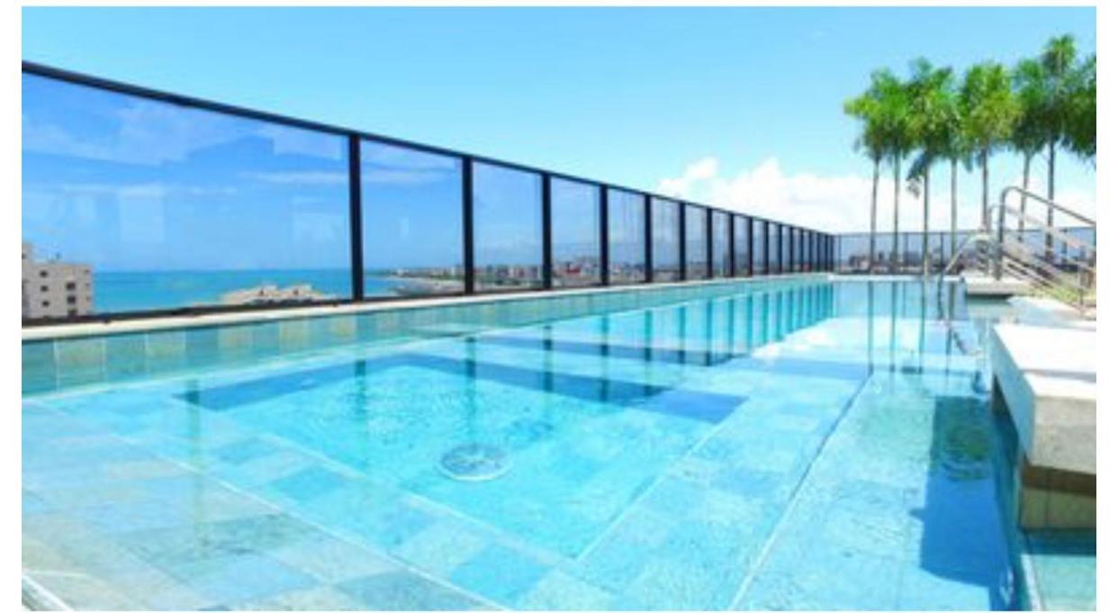 Luxo 1406 - Quarto E Sala Com Varanda Frente Mar Ponta Verde Масейо Экстерьер фото