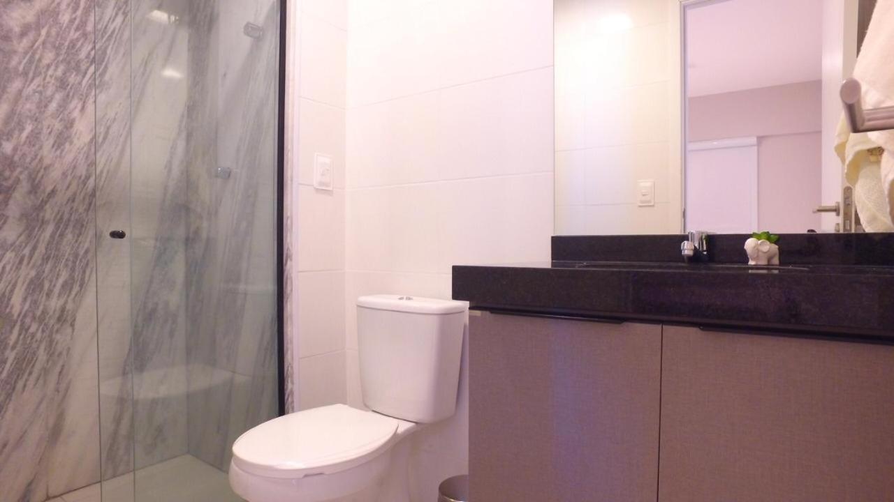 Luxo 1406 - Quarto E Sala Com Varanda Frente Mar Ponta Verde Масейо Экстерьер фото