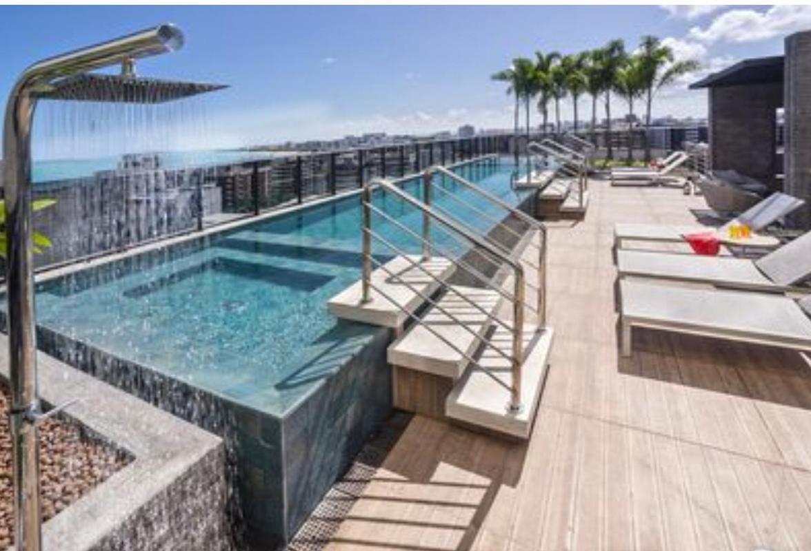 Luxo 1406 - Quarto E Sala Com Varanda Frente Mar Ponta Verde Масейо Экстерьер фото