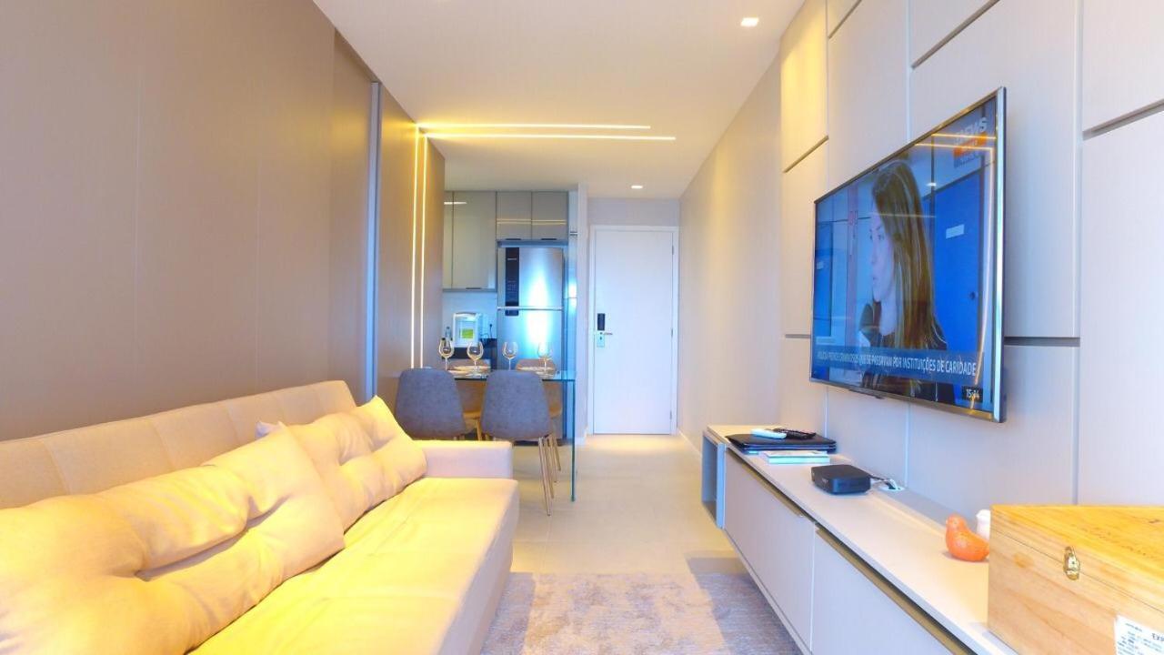 Luxo 1406 - Quarto E Sala Com Varanda Frente Mar Ponta Verde Масейо Экстерьер фото