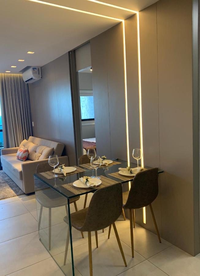 Luxo 1406 - Quarto E Sala Com Varanda Frente Mar Ponta Verde Масейо Экстерьер фото