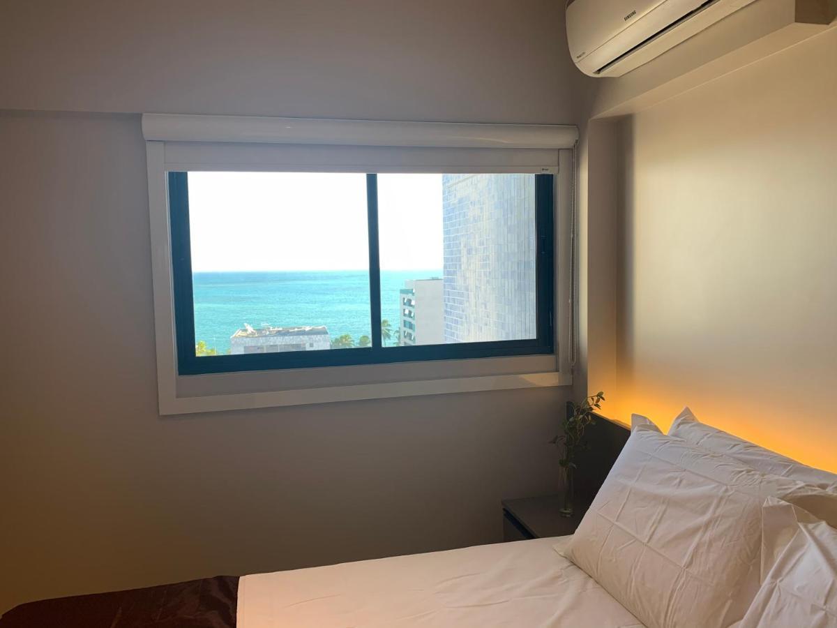 Luxo 1406 - Quarto E Sala Com Varanda Frente Mar Ponta Verde Масейо Экстерьер фото