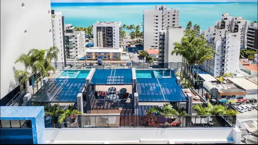 Luxo 1406 - Quarto E Sala Com Varanda Frente Mar Ponta Verde Масейо Экстерьер фото