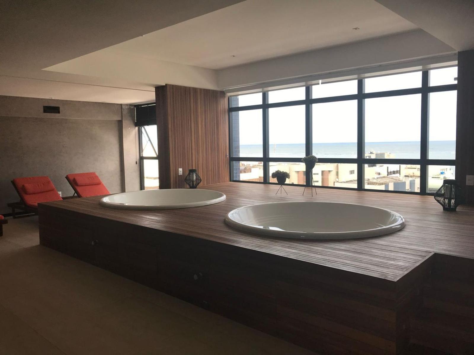 Luxo 1406 - Quarto E Sala Com Varanda Frente Mar Ponta Verde Масейо Экстерьер фото